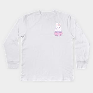 Bunny in Your Pocket Kids Long Sleeve T-Shirt